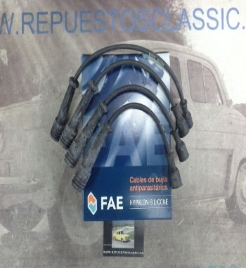 CB168P1 JUEGO CABLES DE BUJIAS FAE 86000 RENAULT MEGANE, LAGUNA, ESPACE, SCENIC 2.0i (F3R) 95->