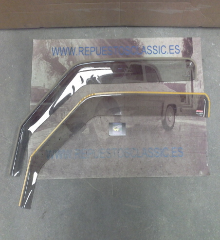DB210P3 DERIVABRISAS AHUMADOS AIR PRESS VOLKSWAGEN GOLF, JETTA MK2 87-> (2P. SIN CRISTAL TRIANGULAR)