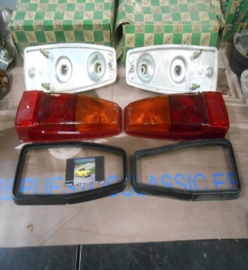 IRE499P12 JUEGO PILOTOS TRASEROS RENAULT 8 1°SERIE, ALPINE A110