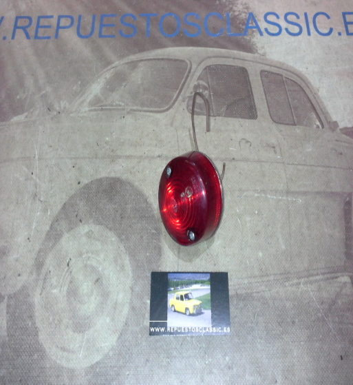Pi653P2 PILOTO ROJO 2 SERVICIOS CAMION AUTOBUS REMOLQUE TRACTOR CARAVANA MEDIDA 70x40mm