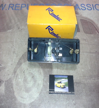 Pi654P2 CARCASA PILOTO CON LUZ MARCHA ATRAS CAMION AUTOBUS REMOLQUE TRACTOR CARAVANA MEDIDA 180x60mm RINDER 827 3 SERVICIOS