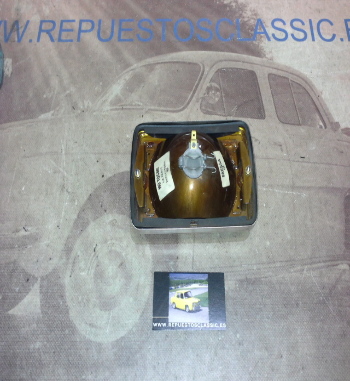 Pi655P2 OPTICA FARO ANTINIEBLA AMARILLO VEHICULO INDUSTRIAL KINBY CH 12705.01 155mm x 102mm