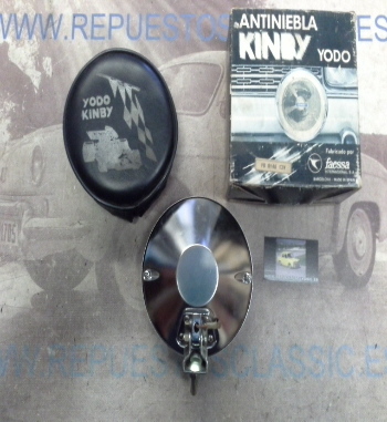 69P9 FARO ANTINIEBLA AMARILLO REDONDO CON FUNDA KINBY YODO FB0148 12V , DIAMETRO : 170mm