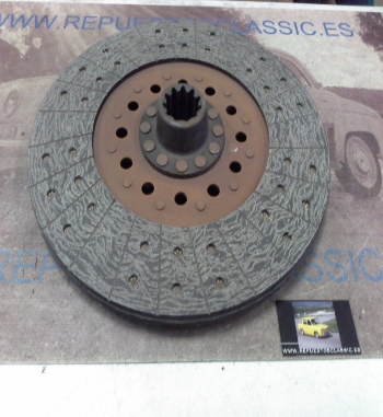 DEi12P1 DISCO EMBRAGUE PEGASO 1065/2020 MOT. 9100, 1086/2011 MOT. 9109 DIAMETRO 400mm 11 ESTRIAS CONICAS, REF. 6670