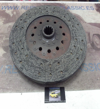 DEi12P1 DISCO EMBRAGUE PEGASO 1065/2020 MOT. 9100, 1086/2011 MOT. 9109 DIAMETRO 400mm 11 ESTRIAS CONICAS, REF. 6670