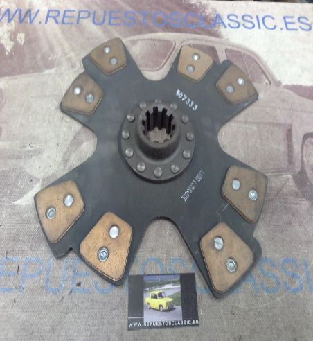 DEi18P1 DISCO EMBRAGUE CERAMICO PEGASO 3089/3188 DIAMETRO 380mm 10 ESTRIAS DE VOLANTE MOTOR A LADO EMBRAGUE 7,5mm, REF. 507333