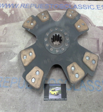 DEi18P1 DISCO EMBRAGUE CERAMICO PEGASO 3089/3188 DIAMETRO 380mm 10 ESTRIAS DE VOLANTE MOTOR A LADO EMBRAGUE 7,5mm, REF. 507333