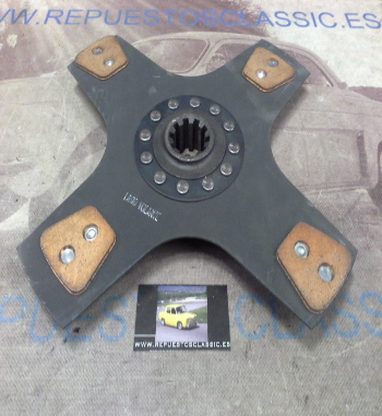 DEi23P1 DISCO EMBRAGUE CERAMICO PEGASO DIAMETRO 380mm 10 ESTRIAS EXT. 45mm INT. 36mm x 33mm, REF. 509552