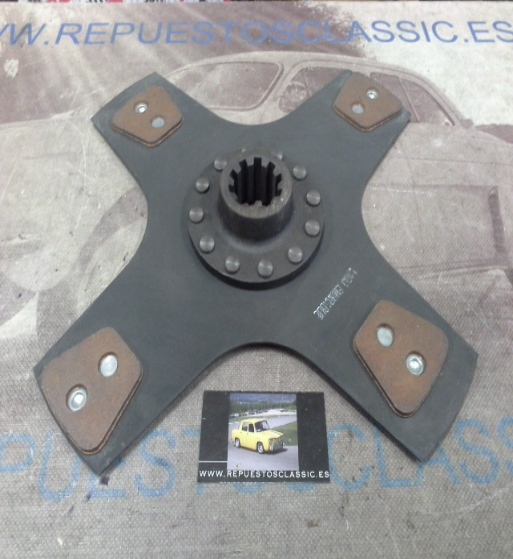 DEi24P1 DISCO EMBRAGUE CERAMICO PEGASO DIAMETRO 380mm 10 ESTRIAS EXT. 45mm INT. 36mm x 33mm, REF. 509553