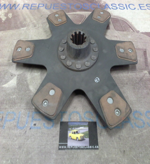 DEi29P1 DISCO EMBRAGUE CERAMICO VEHICULO INDUSTRIAL DIAMETRO 360mm 10 ESTRIAS EXT. 44,5mm INT. 36mm x 56,5mm