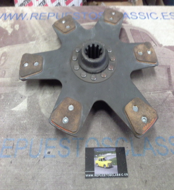 DEi29P1 DISCO EMBRAGUE CERAMICO BARREIROS C17 - 4217 MOT. B26 DIAMETRO 360mm 10 ESTRIAS EXT. 45mm INT. 36mm x 58mm
