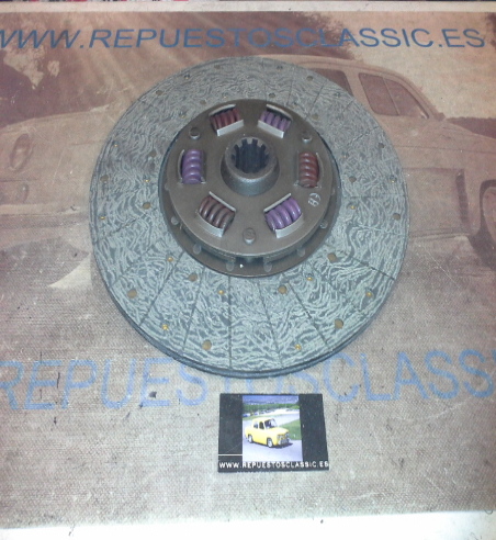 DEi45P1 DISCO EMBRAGUE EBRO M100/125 DIAMETRO 327mm 10 ESTRIAS EXT. 38mm INT. 31mm x 36mm, REF. 9544