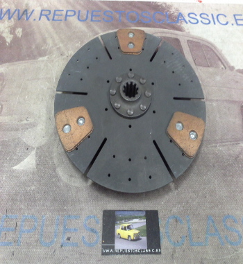 DEi65P1 DISCO EMBRAGUE CERAMICO EICHER DIAMETRO 280mm 10 ESTRIAS EXT. 29mm, INT. 23mm x 34mm, REF. 508960