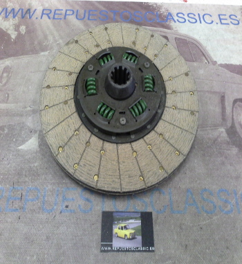 DEi67P1 DISCO EMBRAGUE VEHICULO INDUSTRIAL DIAMETRO 327mm 10 ESTRIAS EXT. 38mm, INT. 31mm x 52mm