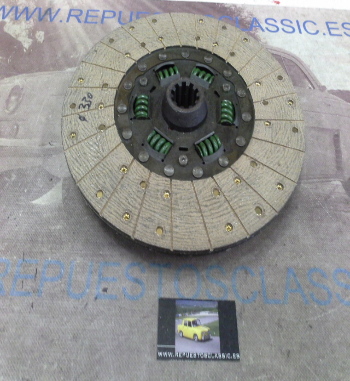 DEi67P1 DISCO EMBRAGUE VEHICULO INDUSTRIAL DIAMETRO 327mm 10 ESTRIAS EXT. 38mm, INT. 31mm x 52mm