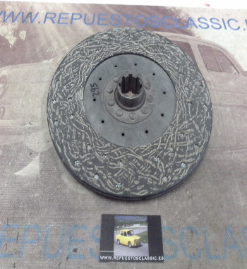 DEi70P1 DISCO EMBRAGUE VHICULO INDUSTRIAL DIAMETRO 295mm  8 ESTRIAS EXT. 42mm, INT. 36mm x 31mm