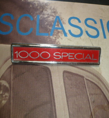 ANAGRAMA SIMCA 1000 "1000 SPECIAL"