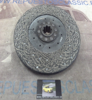 DEi70P1 DISCO EMBRAGUE VHICULO INDUSTRIAL DIAMETRO 295mm  8 ESTRIAS EXT. 42mm, INT. 36mm x 31mm