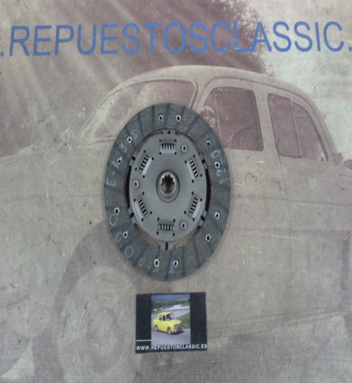 DE62 DISCO EMBRAGUE RENAULT DAUPHINE, ONDINE, GORDINI, R4 Y R8 1° SERIE 160mm 10 ESTRIAS x 17mm