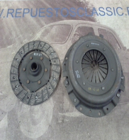 KE87 KIT MAZA Y DISCO EMBRAGUE CITROEN 2CV, DYANE, VISA, MEHARI LNA 160mm, 18 ESTRIAS