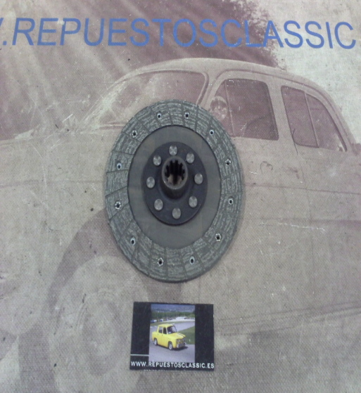 DE96 DISCO EMBRAGUE RIGIDO AUSA 1501DS/DSH, BERTOLINI MOTOCULTOR 160mm 10 ESTRIAS 22mm, REF. 8421