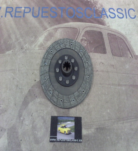 DE96 DISCO EMBRAGUE RIGIDO AUSA 1501DS/DSH, BERTOLINI MOTOCULTOR 160mm 10 ESTRIAS 22mm, REF. 8421