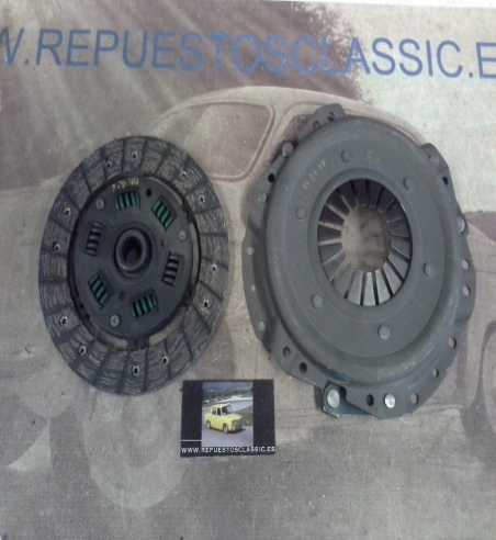 KE93 KIT MAZA Y DISCO EMBRAGUE SUZUKI SANTANA SJ410 MOT. F10 970cc. 180x18x20,3
