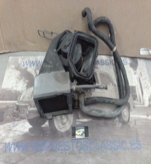 DA33 CONJUNTO CALEFACCION DE OCASION COMPLETO RENAULT 5, ALPINE, TURBO (RADIADOR, VENTILADOR, GRIFO, MANGUITOS Y CARCASA)