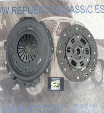 KE106 KIT MAZA Y DISCO EMBRAGUE RENAULT 18, 25, ESPACE, FUEGO, TRAFIC 1995/1565cc/TURBO (215x21x24)