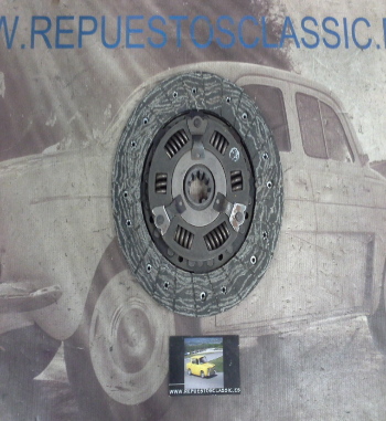 DE116 DISCO EMBRAGUE MERCEDES 190E, 220, 230 (W201, W115, W123, S123, C123) 215x10x29