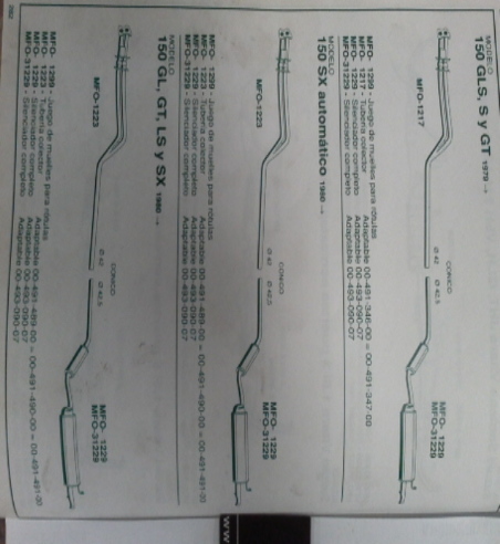 1229P9  SILENCIOSO TRASERO CHRYSLER-TALBOT 150 79-> GLS, S, GT, SX, GL, LS