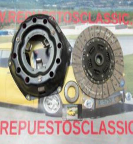 KE109 KIT MAZA, DISCO Y COJINETE EMBRAGUE DODGE DART (DISCO 235x23x26)