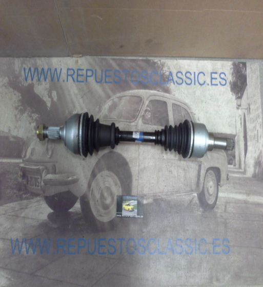 PT131P4 TRANSMISION PALIER IZQUIERDO PEUGEOT 205 1.9 GTI, TURBO DIESEL CAMBIO B1/B3 595mm. ESTRIAS L/C24, L/R25