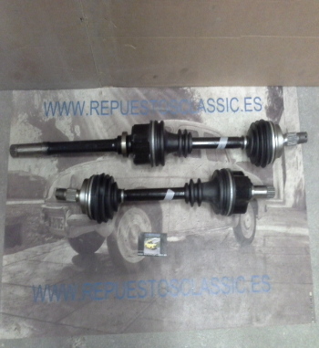 CI3015-3016P4 JUEGO TRANSMISIONES PALIERES CITROEN BX 15, 16, 17D, 19, 19D, LARGO 885/625mm. ESTRIAS L/R 25, L/C 24 (CT149 - CT1