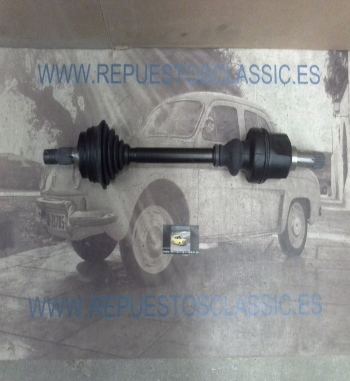 CT149P4 TRANSMISION PALIER IZQUIERDO CITROEN BX 15, 16, 17D, 19, 19D, LARGO 625mm. ESTRIAS L/R 25, L/C 24