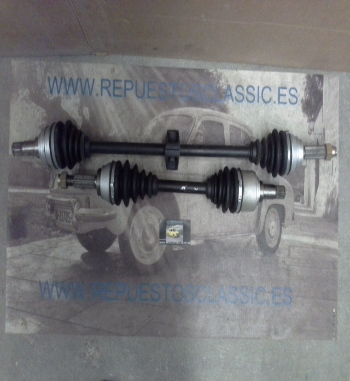 FOT112-113P2 JUEGO TRANSMISIONES PALIERES FORD FIESTA 1.0, 1.1 80->89, 840/580mm. ESTRIADO L/C 23, L/R 23