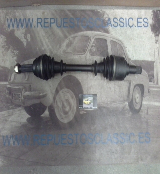 FOT108P2 TRANSMISION PALIER IZQUIERDO FORD FIESTA 1.0, 1.1 76->80, 580mm. ESTRIADO L/C 22, L/R 22