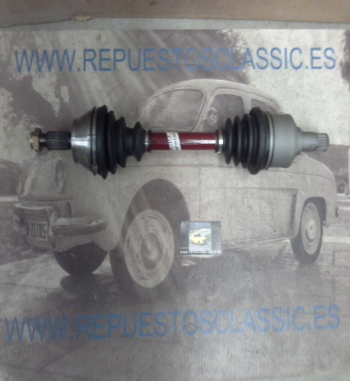 BFR195P2 TRANSMISION PALIER IZQUIERDO FORD FIESTA 1.6 XR2, 1.8 16v 89->94, 590mm. ESTRIADO L/C 23, L/R 23