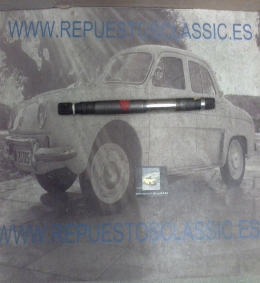 TSE14P3 BARRA TRANSMISION PALIER IZQUIERDO SEAT 1200 SPORT, 128 CORTA 413mm.