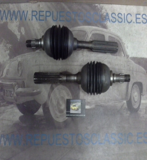 CTN01P3 JUEGO TRANSMISIONES PALIERES LADO RUEDA CITROEN 2cv, 3cv, 400mm. ESTRIAS L/R 8, L/C 12