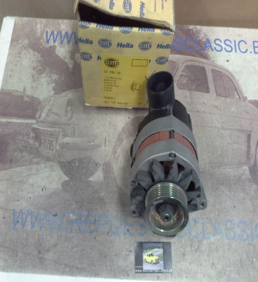 CA534IR ALTERNADOR HELLA 8EL725833001 RENAULT 21, 25, ESPACE, ALPINE V6, 2.0 TURBO/2.5 TURBO/2.4 V6/2.7 V6/2.8 V6 (14v. 90A)