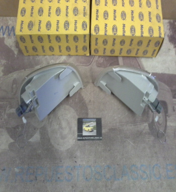 IFI92P2 JUEGO PILOTOS INTERMITENTES DELANTEROS BLANCO FIAT PUNTO 93> HELLA 2BA006749051-2BA006749061, 21244-21245