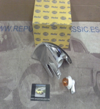H122P2 PILOTO INTERMITENTE DELANTERO DERECHO BLANCO BMW 3 E46 98>05 BERLINA/TOURING, HELLA 2BA008404041, 21319