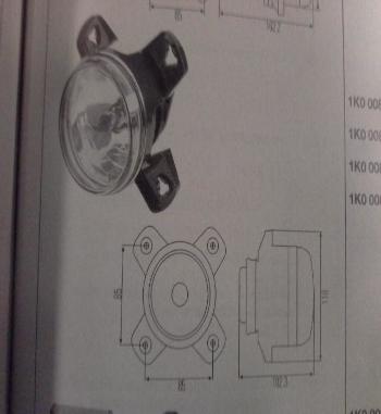 H147P2 JUEGO FAROS LARGO ALCANCE REDONDOS EMPOTRADOS CON LUZ POSICION HELLA 1KO008191007- 12787 (DIAMETRO 90mm.)
