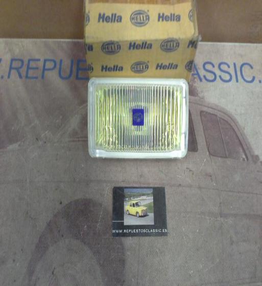 H167P2 OPTICA FARO ANTINIEBLA H3 AMARILLO COMET 450 160x90mm. HELLA 1NB137001031-14253