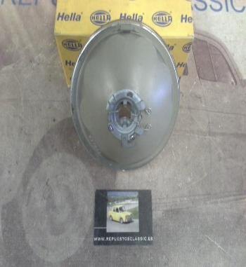 H169*P2 JUEGO OPTICAS FAROS REDONDOS LARGO ALCANCE H3 155mm. FORD XR3/XR2/RS TURBO, HELLA 1F4003550404-15045