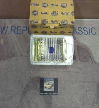 H173P2 OPTICA FARO ANTINIEBLA AMARILLO COMET 550 195x95mm H3, HELLA 1ND135243011-14188