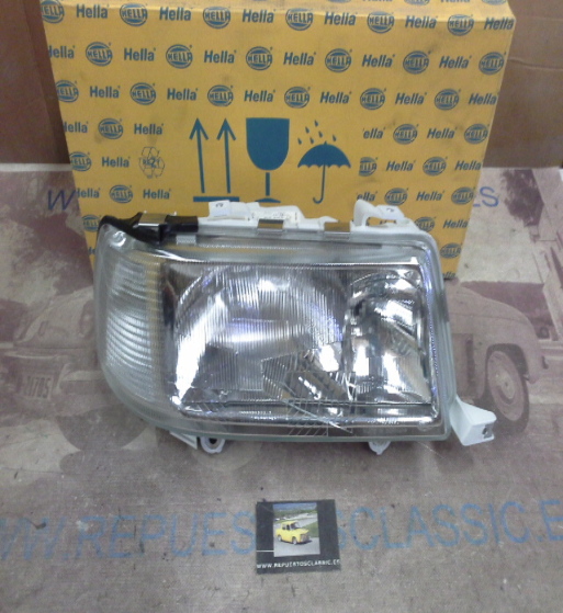 H195P2 FARO DERECHO H1+H4 AUDI 80 (B4) 91>96, HELLA 1DJ006442221-12536
