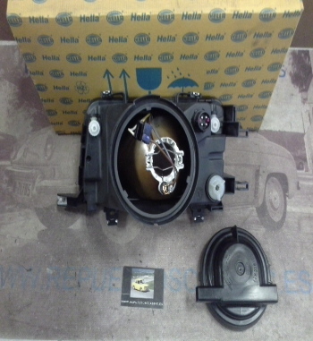 H196P2 FARO DERECHO H4 AUDI 80 (B4) 91>95, HELLA 1AE006659121-12534
