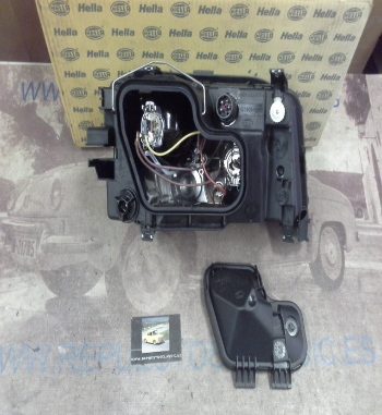H210P3 FARO IZQUIERDO H1+H1 AUDI A6 94>97, HELLA 1AL007270171-12601